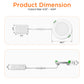 4'' Recessed LED Ceiling Light 9W, White Downlights, 12pcs 5CCT Dimmable